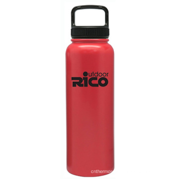 Deportes de vacío de acero inoxidable durable de la botella roja 40oz